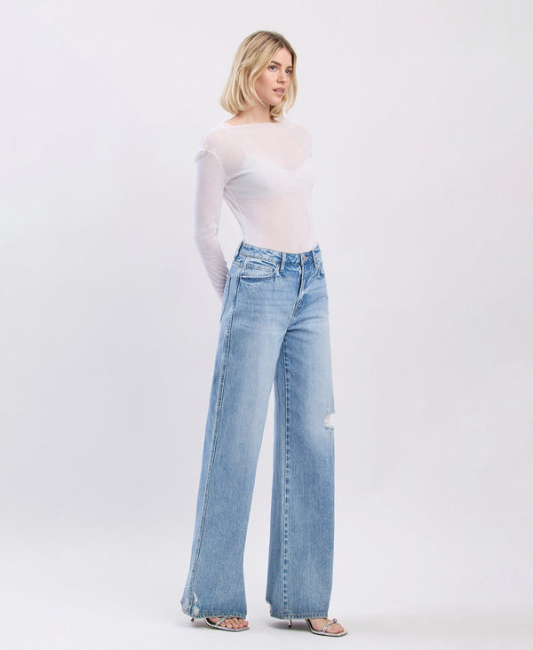 Anina Jeans -  High-Rise Baggy Wide-Leg Jeans