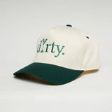 Funky Junque - 2-Tone Embroidered Cap - Dirty (Martini) - Green/Beige