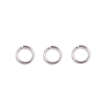 CRCBEADS - 304 Stainless Steel Jump Rings 4mm 6mm 8mm 10mm 12mm 14mm 15mm 16mm Sold Per Bag: 1.2x10mm
