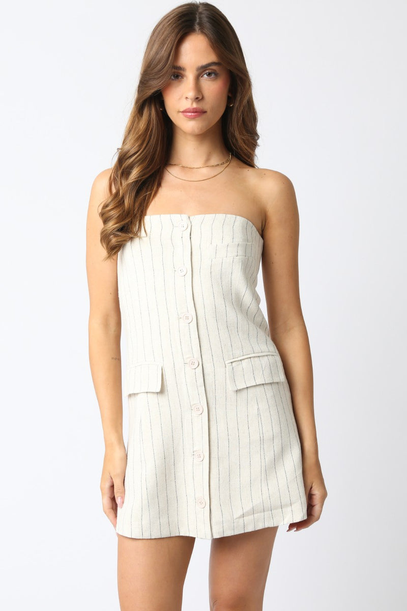 Samantha Pin Stripe Dress