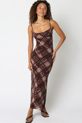 Checkered Maxi Dress