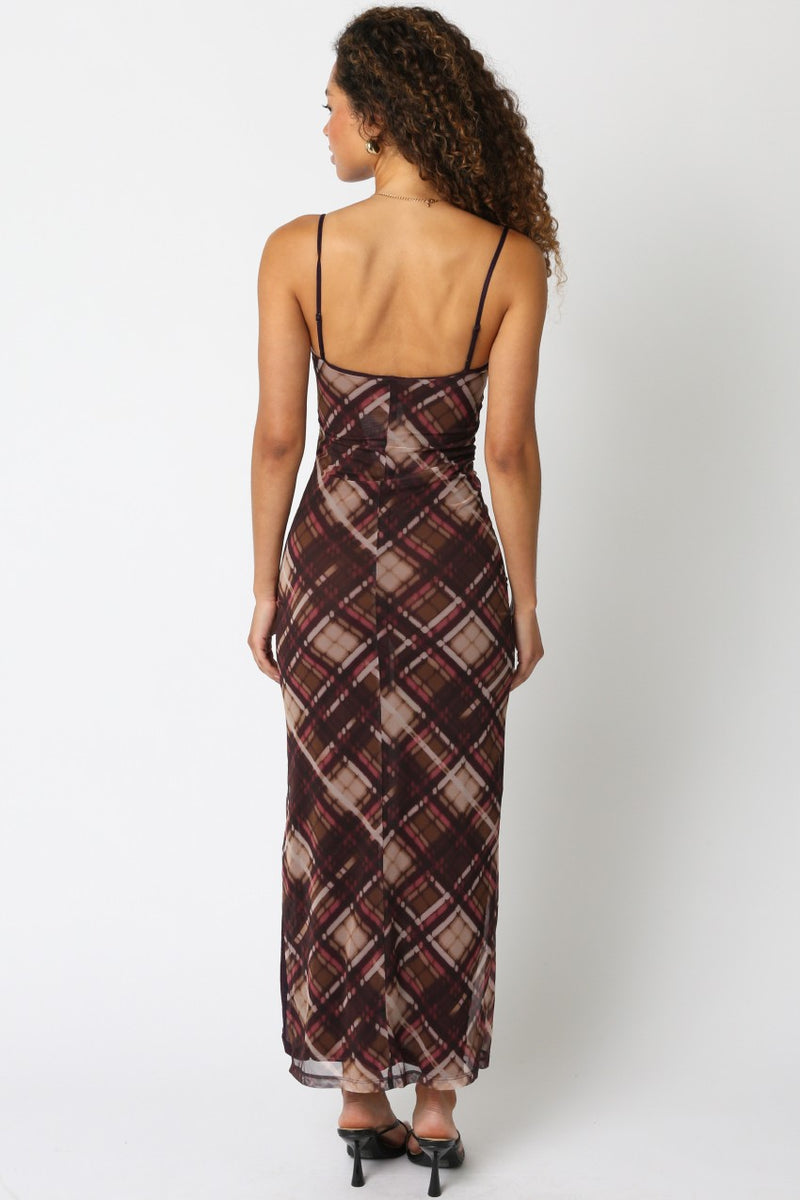 Checkered Maxi Dress