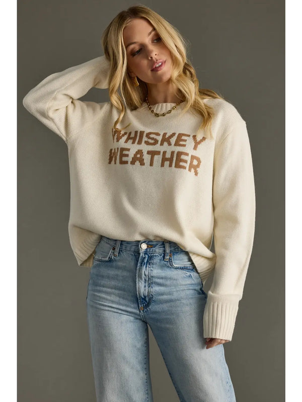 Whiskey Weather Sweater Ivory