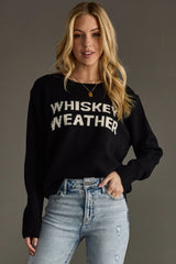 Whiskey Weather Sweater - Black