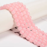CRCBEADS - Rose Quartz Smooth Round Beads 4mm 6mm 8mm 10mm 12mm 15.5" Strand: 8mm