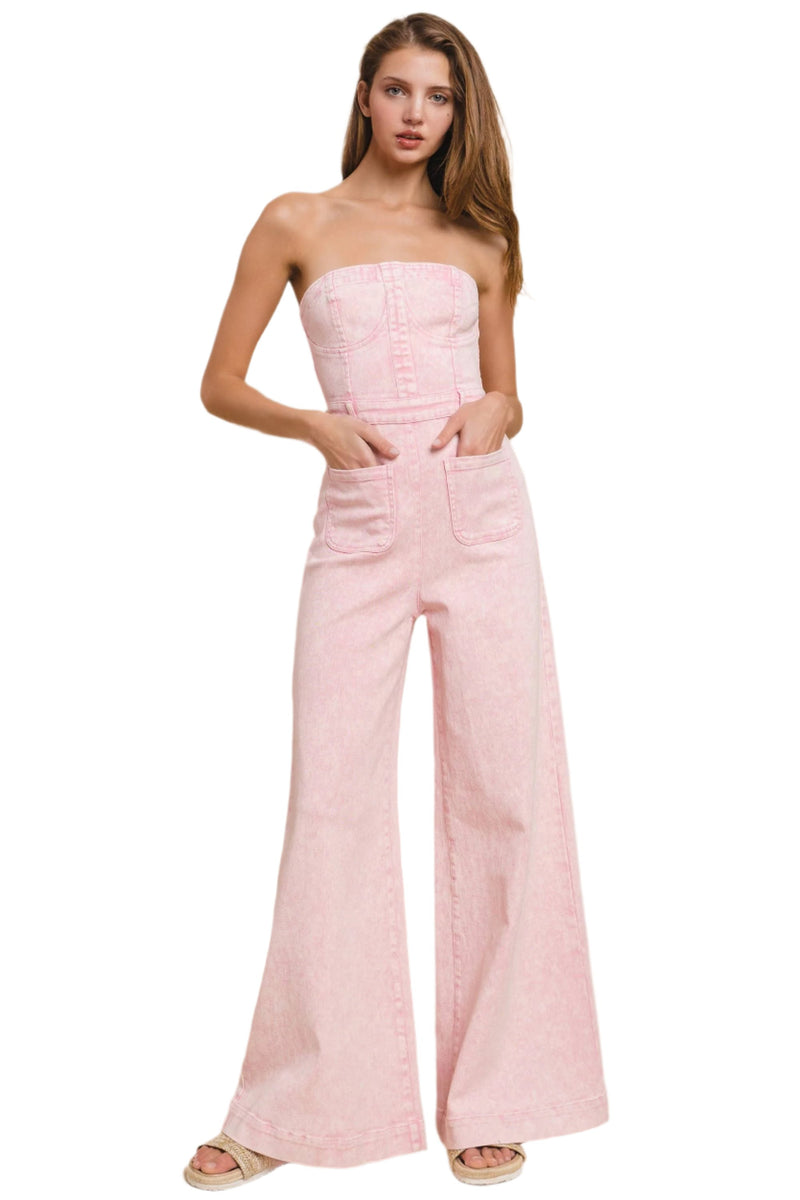 Sophie Mineral Wash Jumpsuit