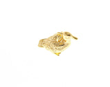 Jewel Pledge - 18k Gold/Silver 3D Baby Chick & Duckling Charm CPG-CPS2370: Silver / 5 pcs