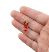 Jewel Pledge - Lobster Charm for Sealife Jewelry Making CPG3335: 3pcs