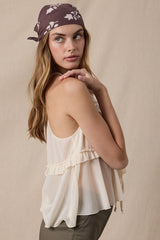 Ruffle Me Away Tank