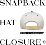 Funky Junque - 2-Tone Embroidered Cap - Dirty (Martini) - Green/Beige