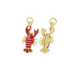 Jewel Pledge - Lobster Charm for Sealife Jewelry Making CPG3335: 3pcs