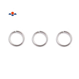 CRCBEADS - 304 Stainless Steel Jump Rings 4mm 6mm 8mm 10mm 12mm 14mm 15mm 16mm Sold Per Bag: 1.2x10mm