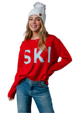 Ski Sweater Red