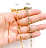 findings4uGem - Gold Filled Cuban Curb Unfinished Craft Chain By Foot, CH071: Silver / 3 Feet