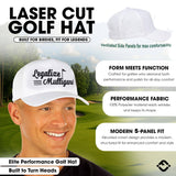 Funky Junque - Laser Cut Golf Cap -Legalize Mulligans - White