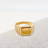 Rich B*tch - Gold cigar Ring