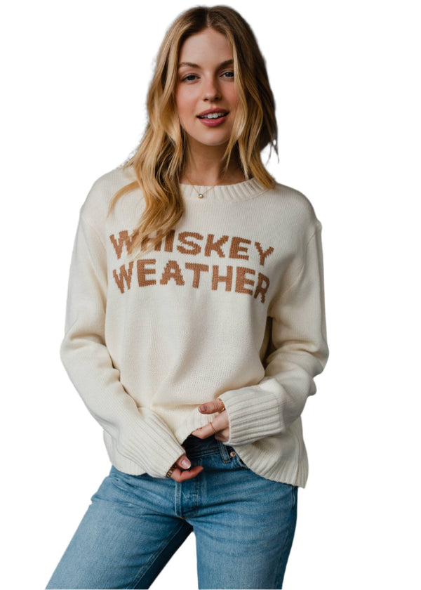 Whiskey Weather Sweater Ivory