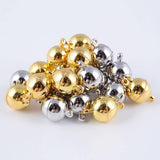 CRCBEADS - Silver/Gold Plated Strong Magnetic Clasps Round Size 6mm 8mm 10mm 12mm: Silver / 12mm
