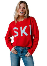 Ski Sweater Red