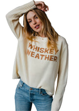 Whiskey Weather Sweater Ivory