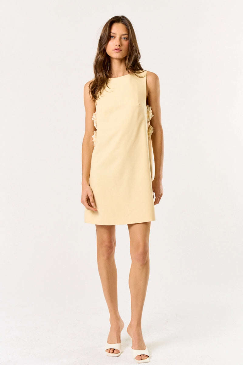 Sunlit Bloom Shift Dress