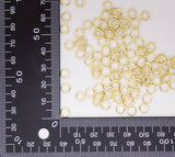 Jewel Pledge - 6x1mm Gold Open Jump Ring,Jewelry Making Supply JPRJP6: 1 bag
