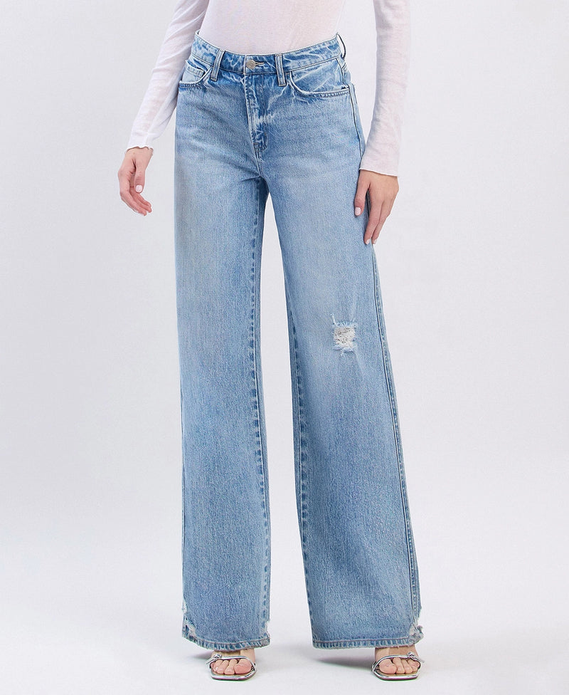 Anina Jeans -  High-Rise Baggy Wide-Leg Jeans