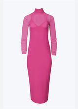 Shailene Mesh Dress Azalea Pink