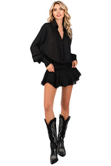 Remy - Chiffon Shirt Dress