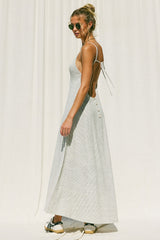 Seina - Striped Linen Dress