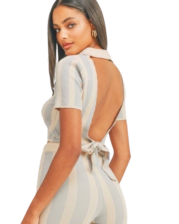 Andrina Knit Top and Short Set
