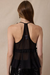 Ruffle Me Away Tank