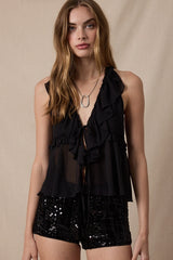 Ruffle Me Away Tank