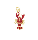 Jewel Pledge - Lobster Charm for Sealife Jewelry Making CPG3335: 3pcs