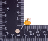 Jewel Pledge - Gold Pumpkin Halloween Charm For Jewelry Making ,CPG3259: 3pcs
