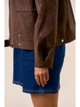 Palm Desert Jacket- Faux Suede Jacket