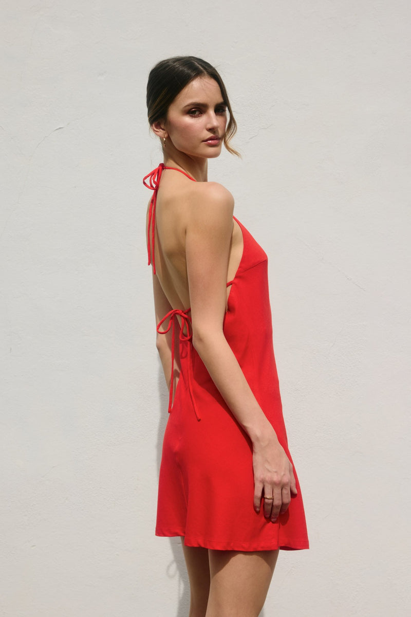 Aubree Linen Dress