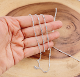 findings4uGem - Gold Filled Barrel Satellite Chain for DIY Jewelry, CH306: Gold / 3FT(1 Yard)
