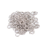 CRCBEADS - 304 Stainless Steel Jump Rings 4mm 6mm 8mm 10mm 12mm 14mm 15mm 16mm Sold Per Bag: 1.2x10mm