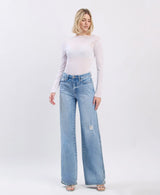 Anina Jeans -  High-Rise Baggy Wide-Leg Jeans