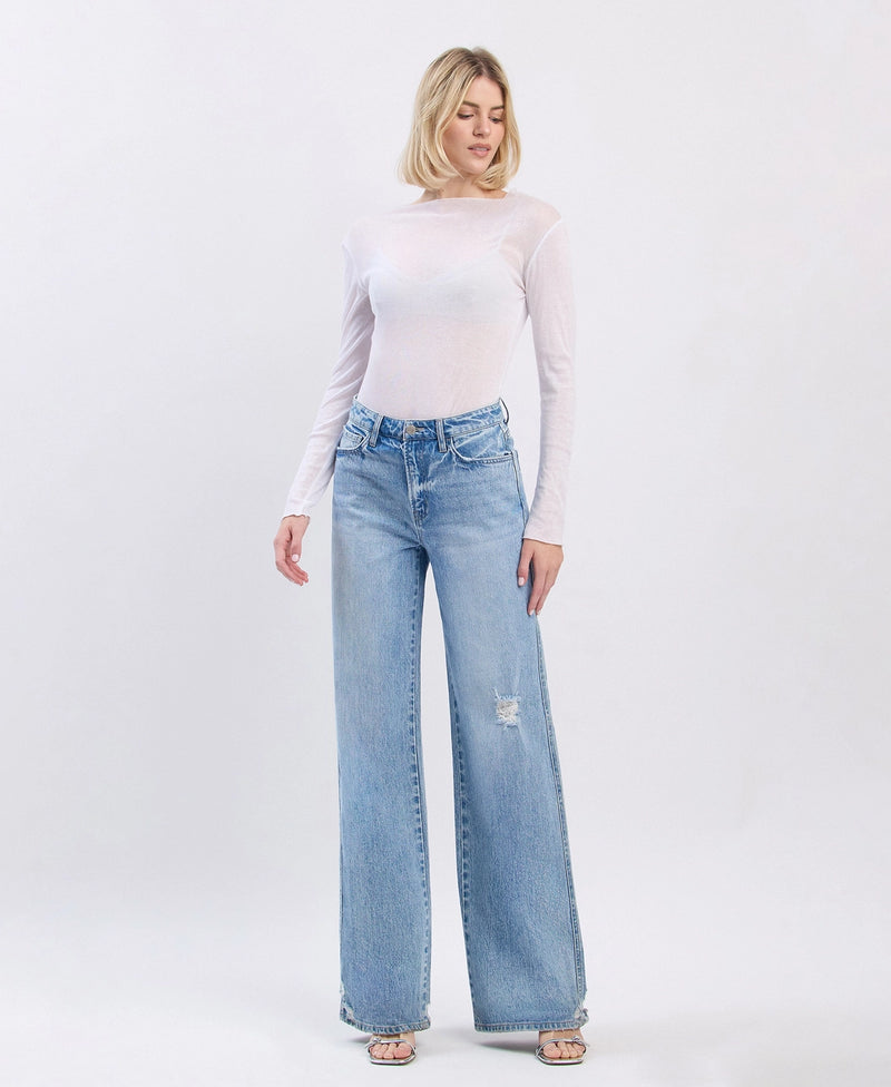 Anina Jeans -  High-Rise Baggy Wide-Leg Jeans