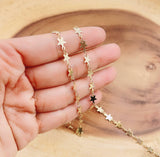 findings4uGem - Gold Filled Star Charm Bead Bulk Roll Chain By Foot, CH083: 3 Feet