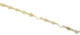 findings4uGem - Gold Filled Star Charm Bead Bulk Roll Chain By Foot, CH083: 3 Feet