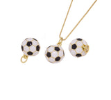 Jewel Pledge - Soccer Ball Charm,Sports Gift Pendant Ball,CPG2842: 3 pieces