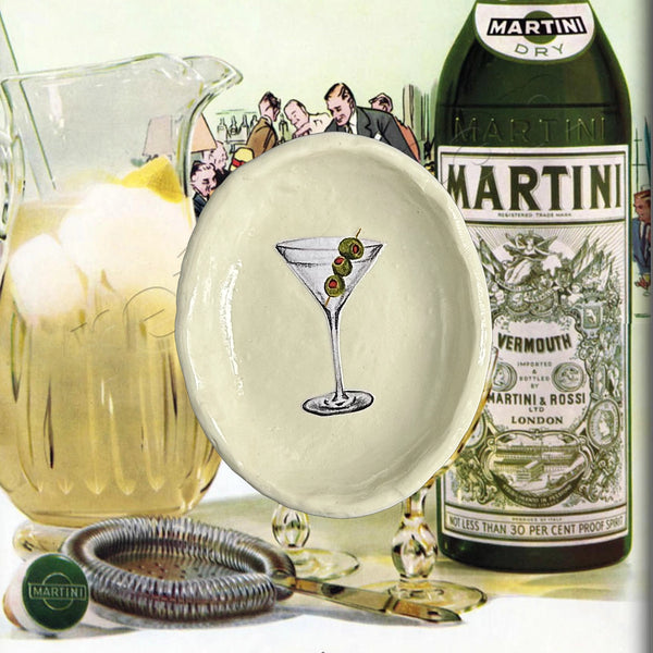 Dirty Martini Snack Dish