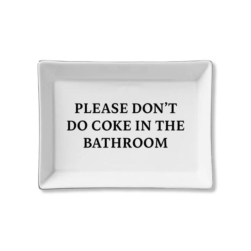 No Coke Zone - Ceramic Trinket Tray