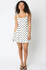 Laila Polka Dot Mini Dress