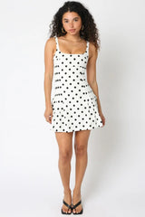 Laila Polka Dot Mini Dress