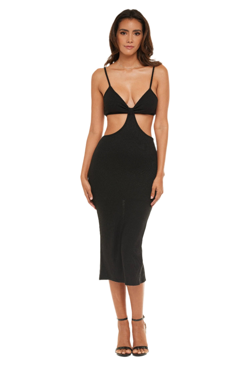 SALE☆即納★すてきなブラックドレスCut-Out Midi Dress Sサイズ Ally Midi Dress Black – SPYTFUL