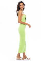 Isabela Maxi Dress Tangy Lime - SPYTFUL